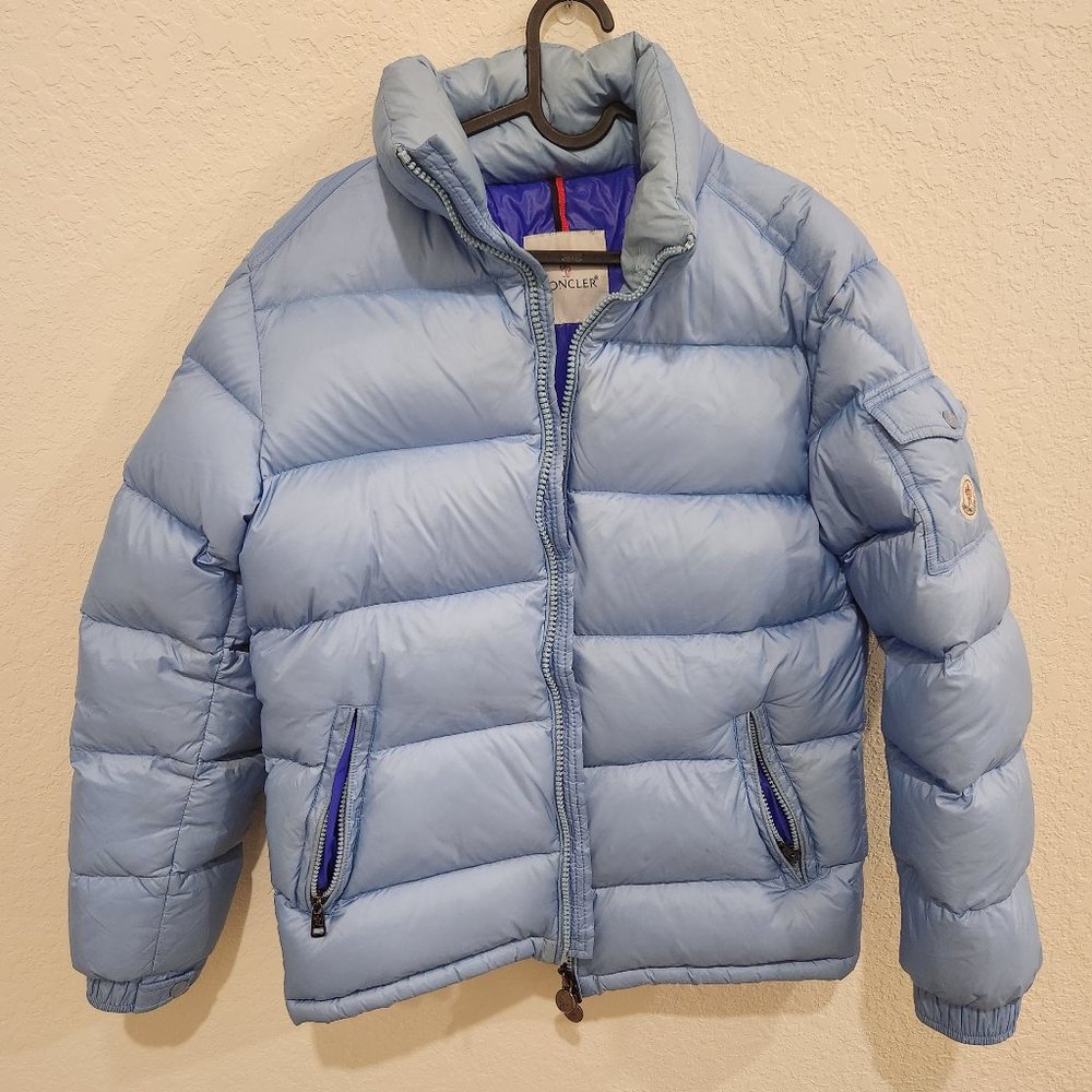 Moncler Men’s Jacket Skyblue Size 3 (L)